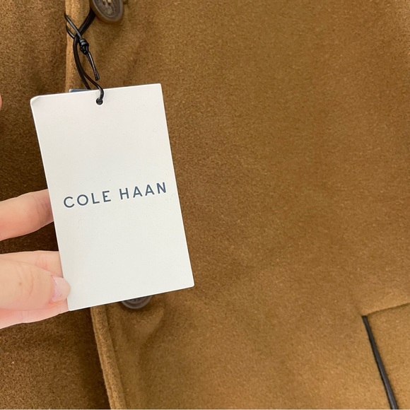 Cole Haan Wool Blend Italian Topcoat Size M - Picture 5 of 11
